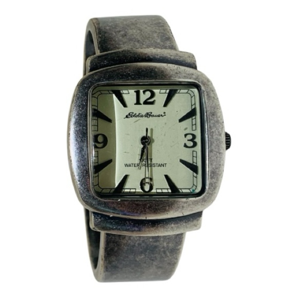 Women’s Vintage Eddie Bauer Stainless Cuff Watch